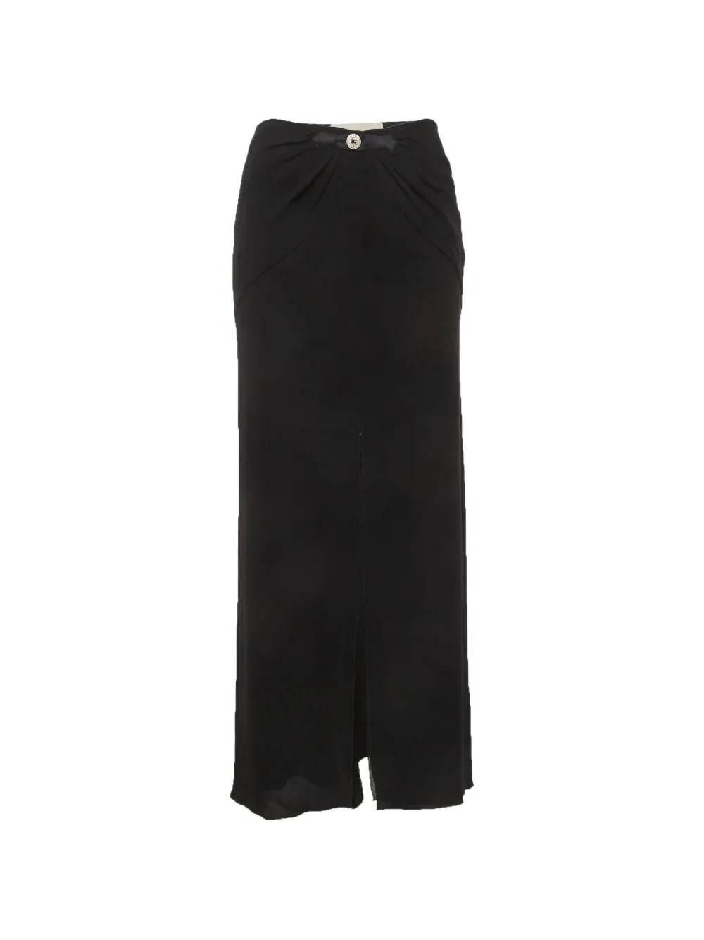 Valentino Garavani Pre-Owned slit-detail maxi skirt - Nero