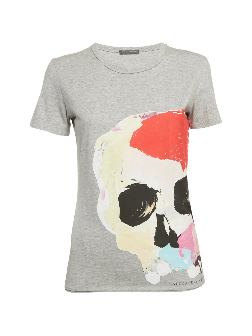 Alexander McQueen Pre-Owned graphic-print T-shirt - Grey
