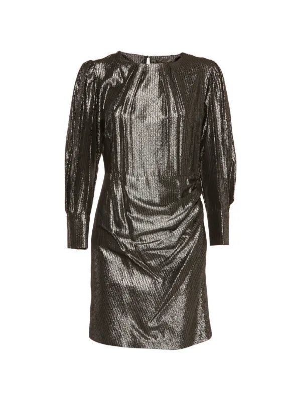maje metallic dress Long metallic dress