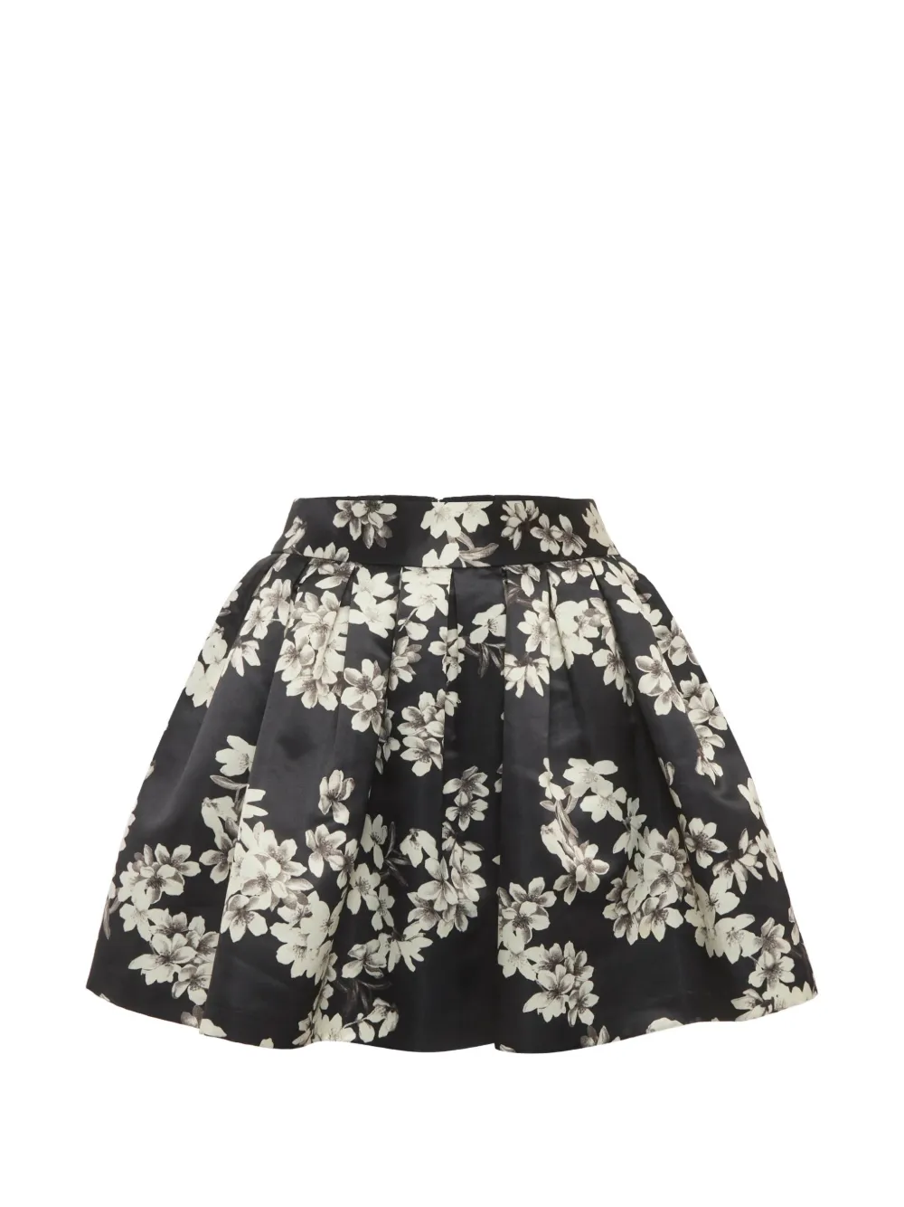 alice + olivia floral-print mini skirt - Nero