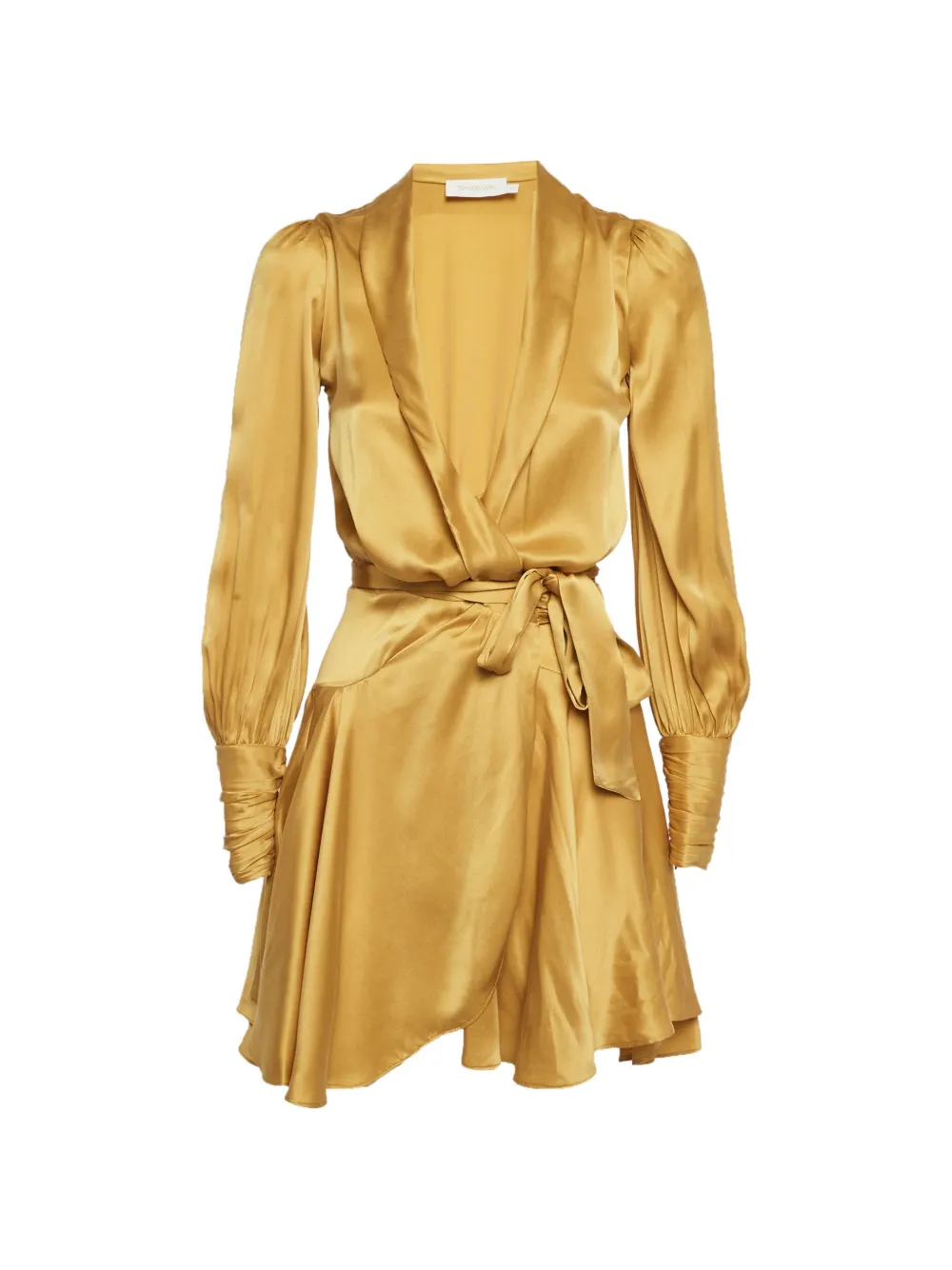 ZIMMERMANN wrap mini dress - Giallo