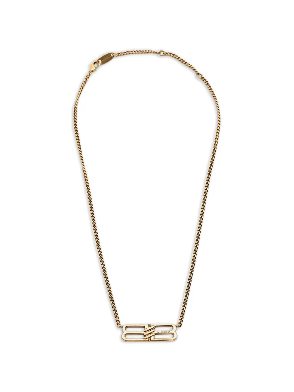 Balenciaga Pre-Owned BB Icon chain necklace - Oro