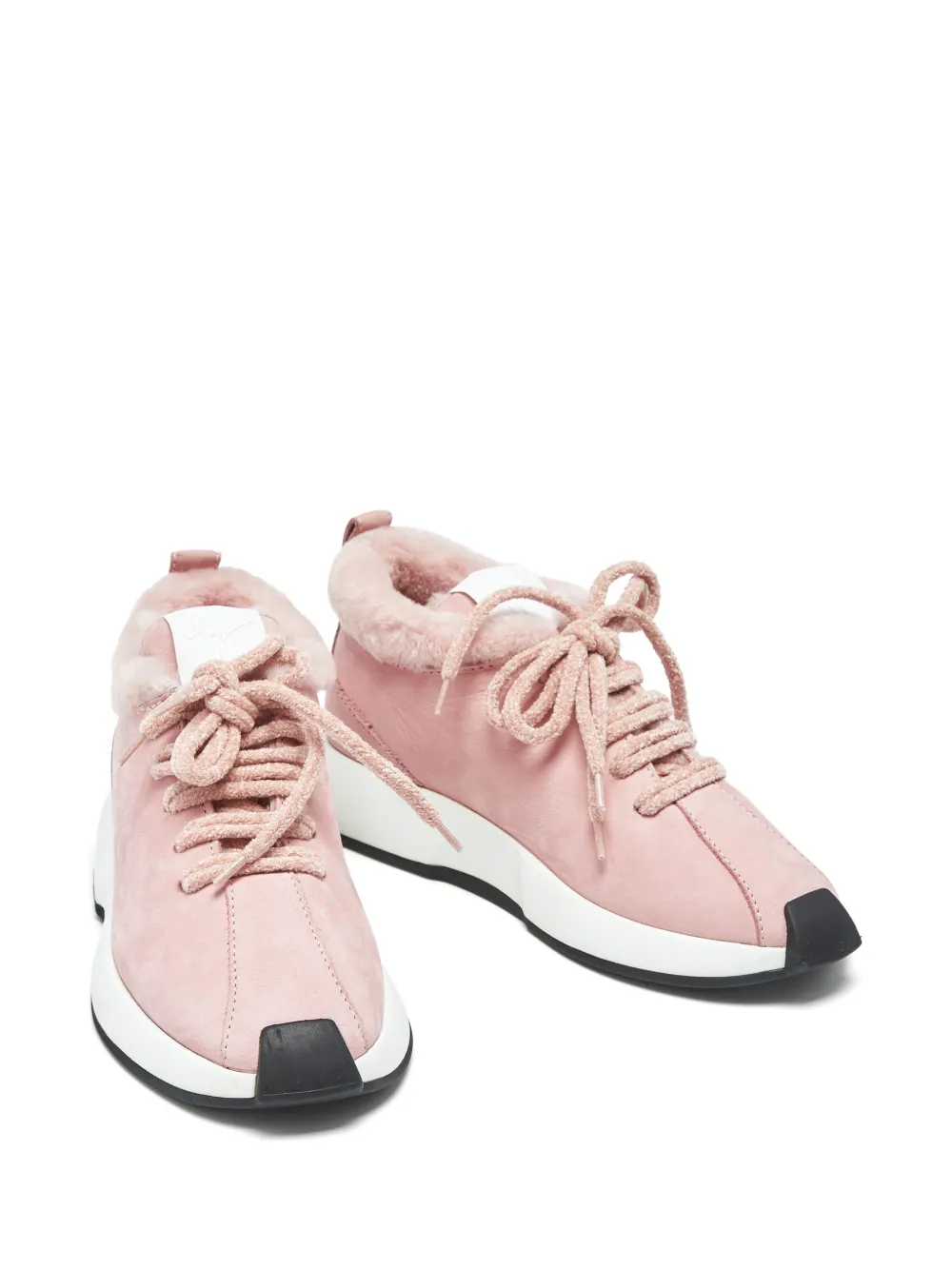 Giuseppe Zanotti Vintage Ferox wedge lace-up sneakers - Rosa