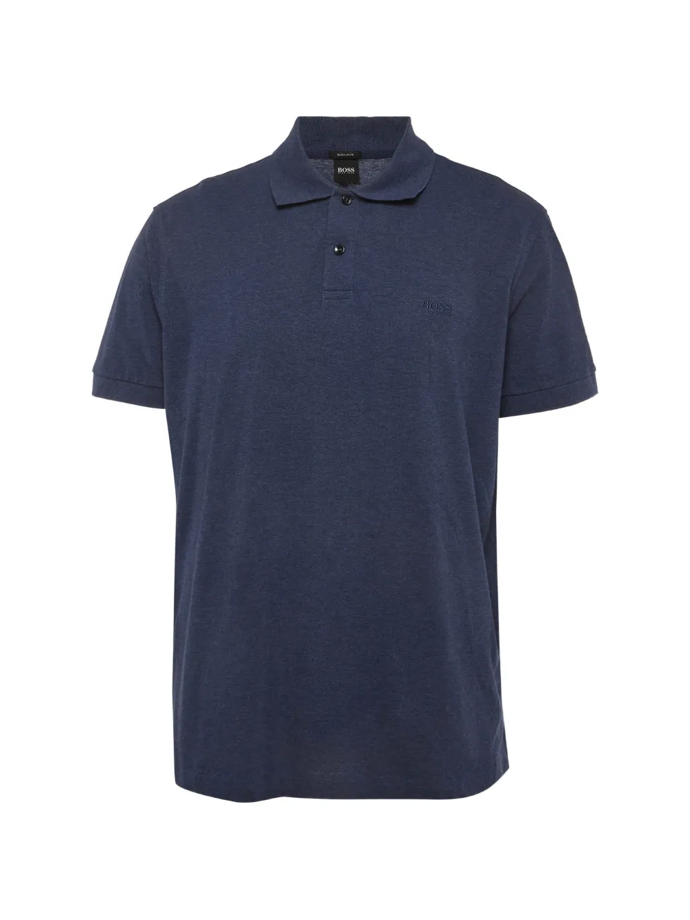Pre-owned Hugo Boss Cotton Polo Shirt In Blue