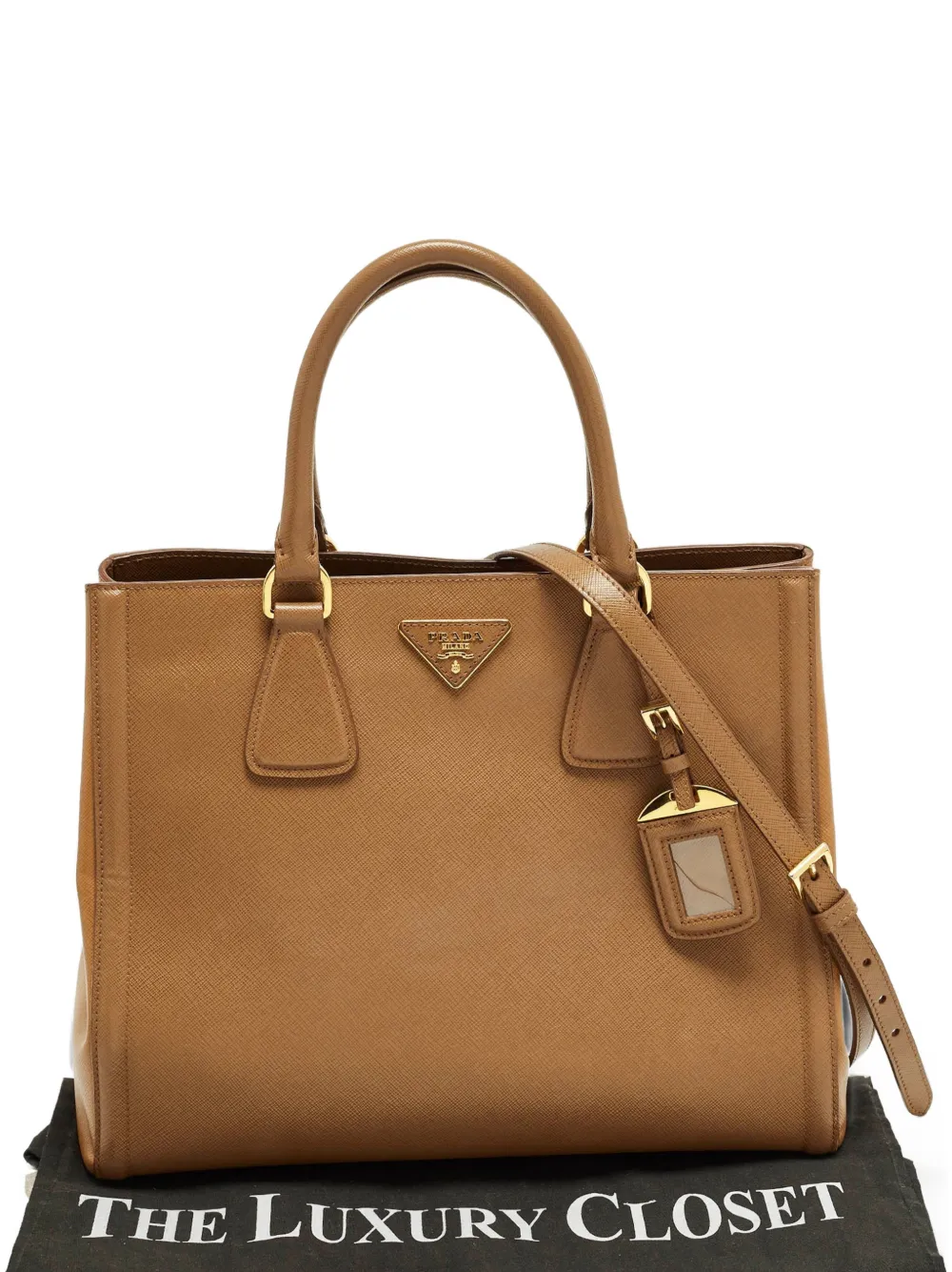 Prada Pre-Owned Gardener's leather tote bag - Marrone