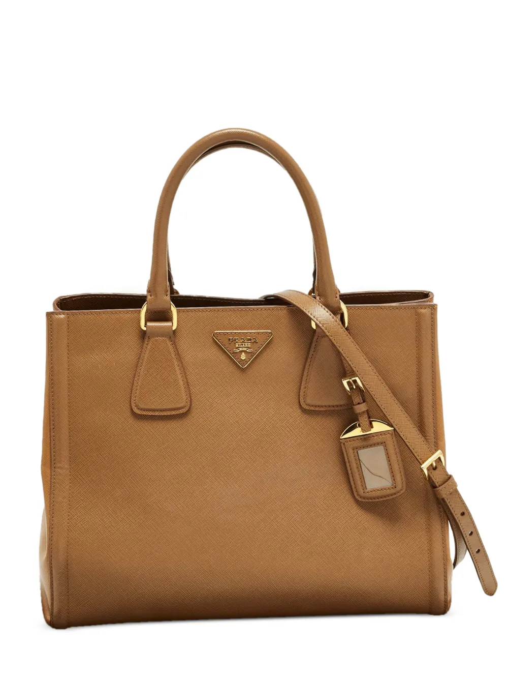 Prada Pre-Owned Gardener's leather tote bag - Braun