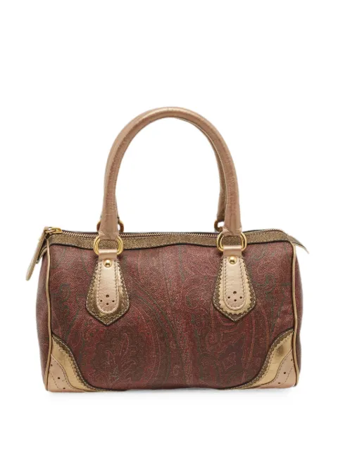 Etro Pre-Owned Paisley-print Boston handbag