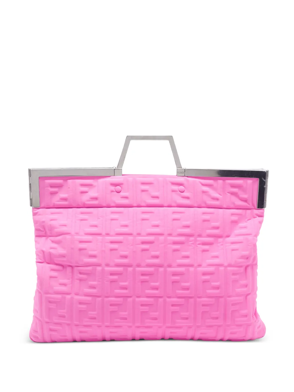 Fendi Pre-Owned Catwalk FF embossed shopper tote bag - Rosa