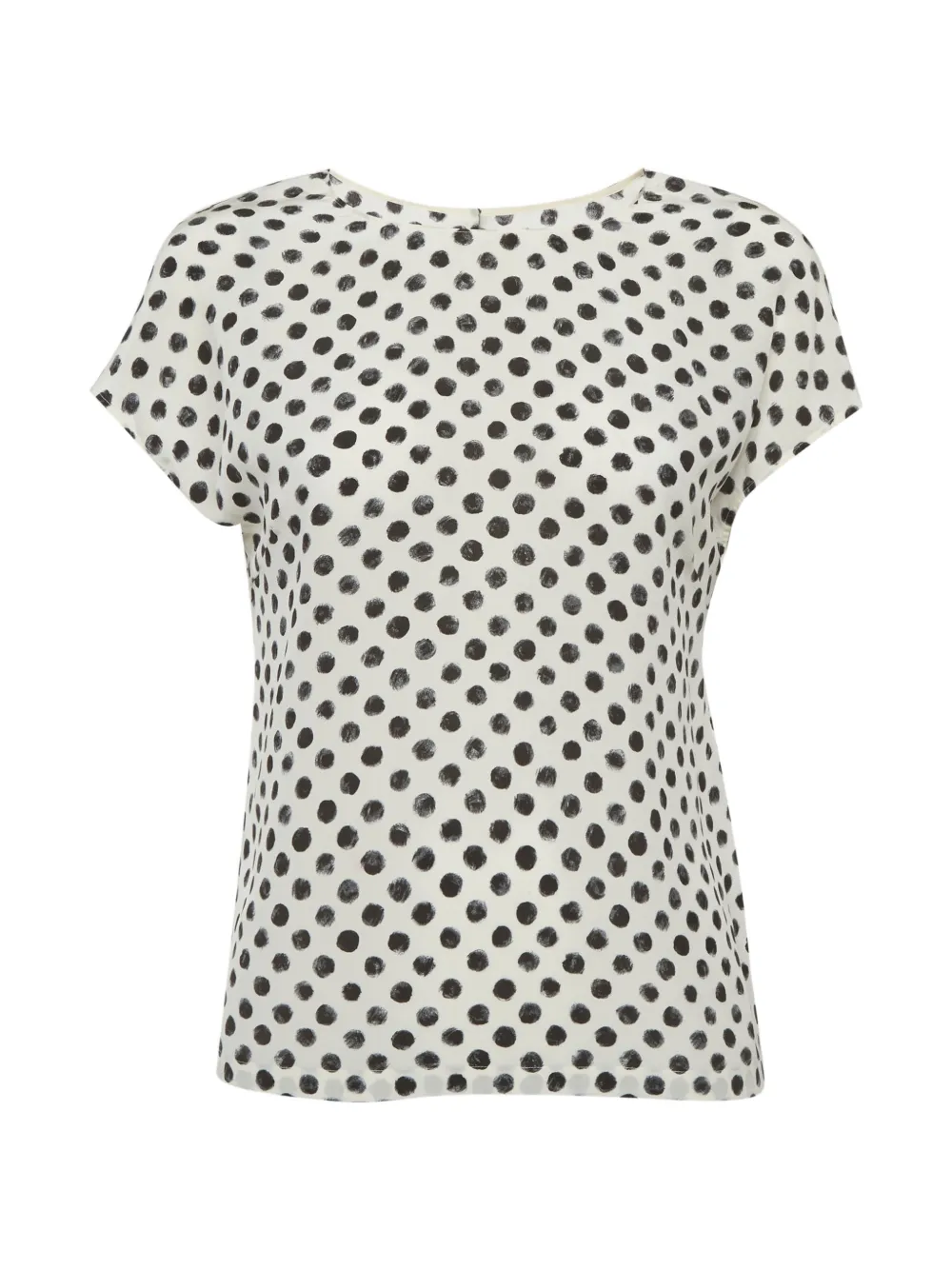 Dolce & Gabbana Pre-Owned Polka-dot silk top - Bianco