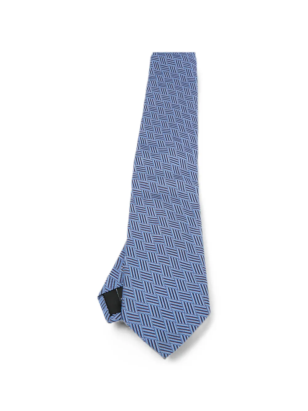 S.T. Dupont Cravatta in seta a fantasia - Blu