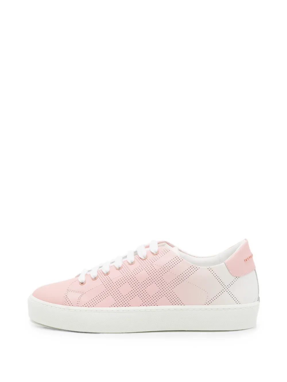 Burberry Pre-Owned Westford perforated sneakers - Rosa