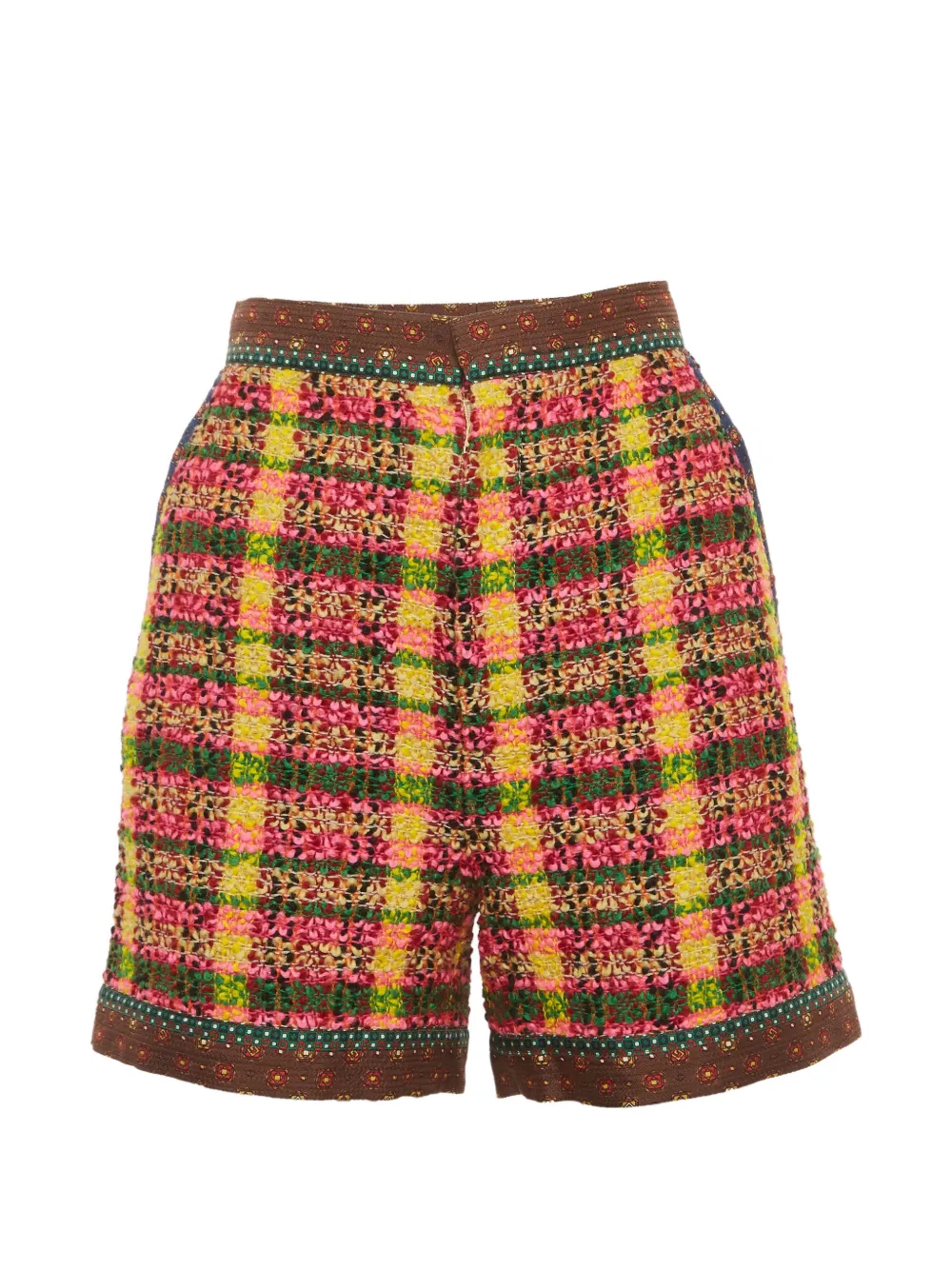 Pre-owned Gucci Tweed Shorts In Pink