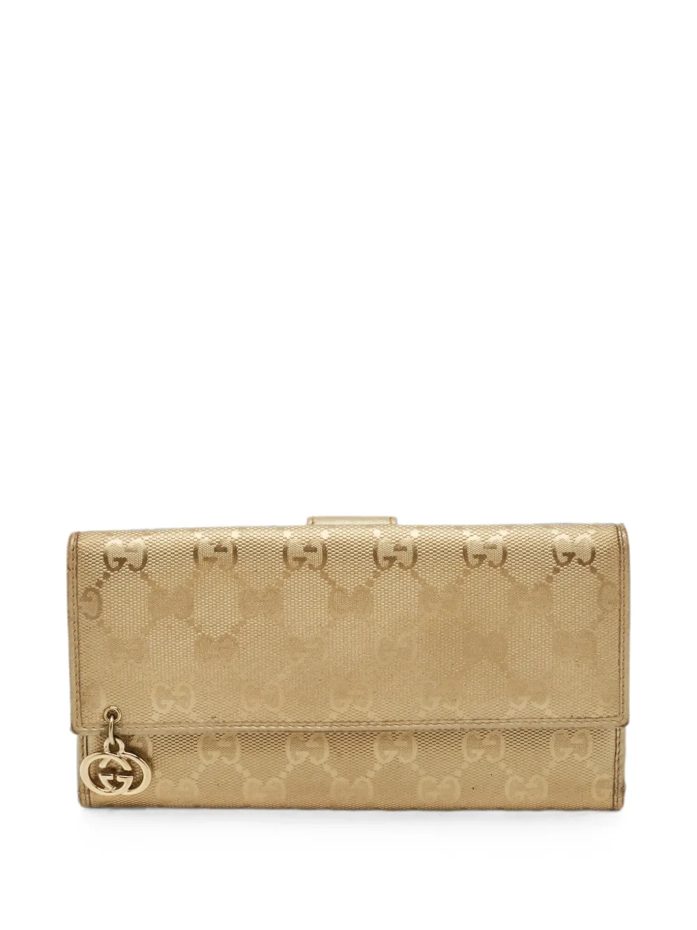 Gucci Pre-Owned GG Twins Imprime wallet - Oro