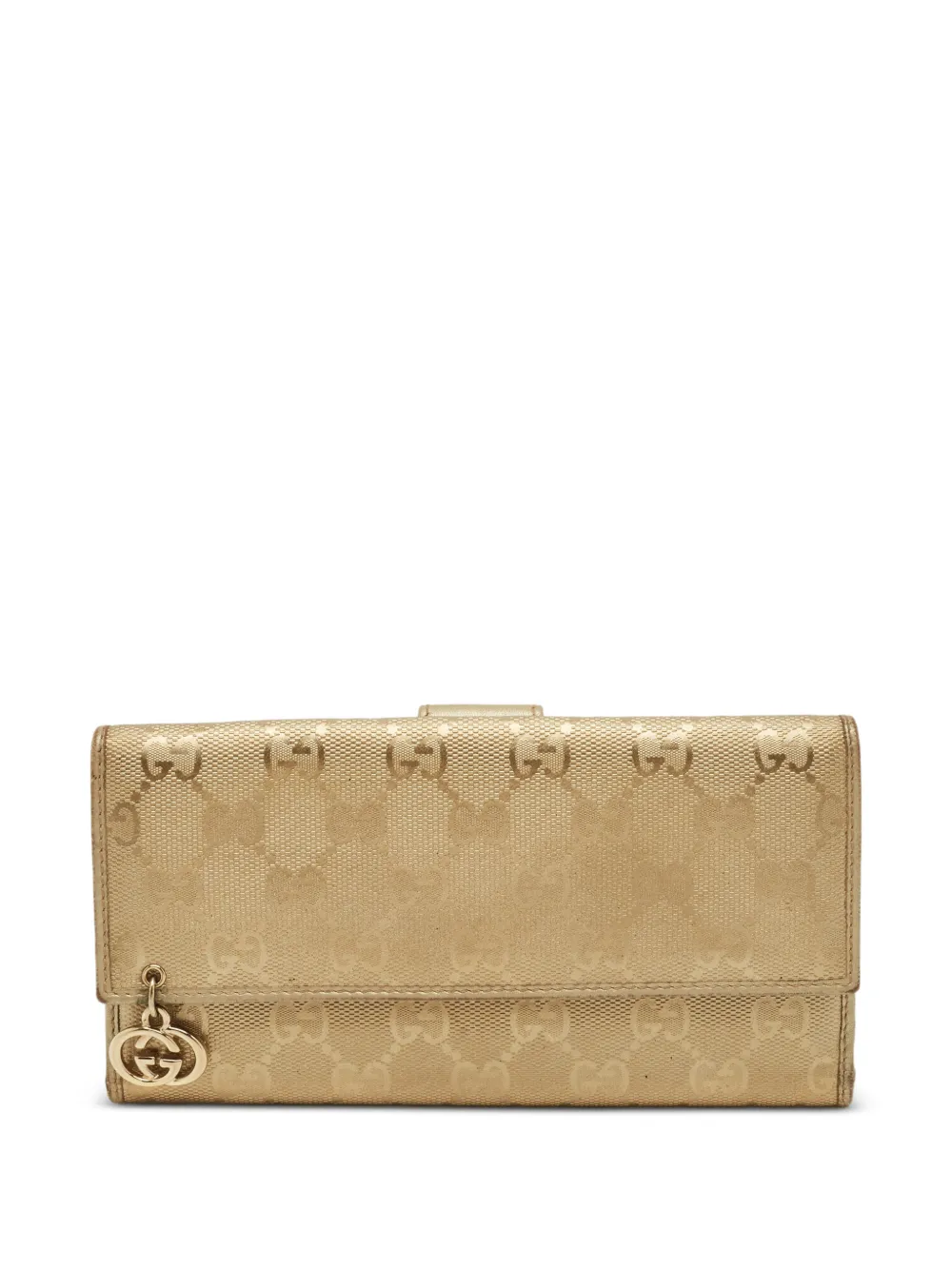Gucci Pre-Owned GG Twins Imprime wallet - Oro