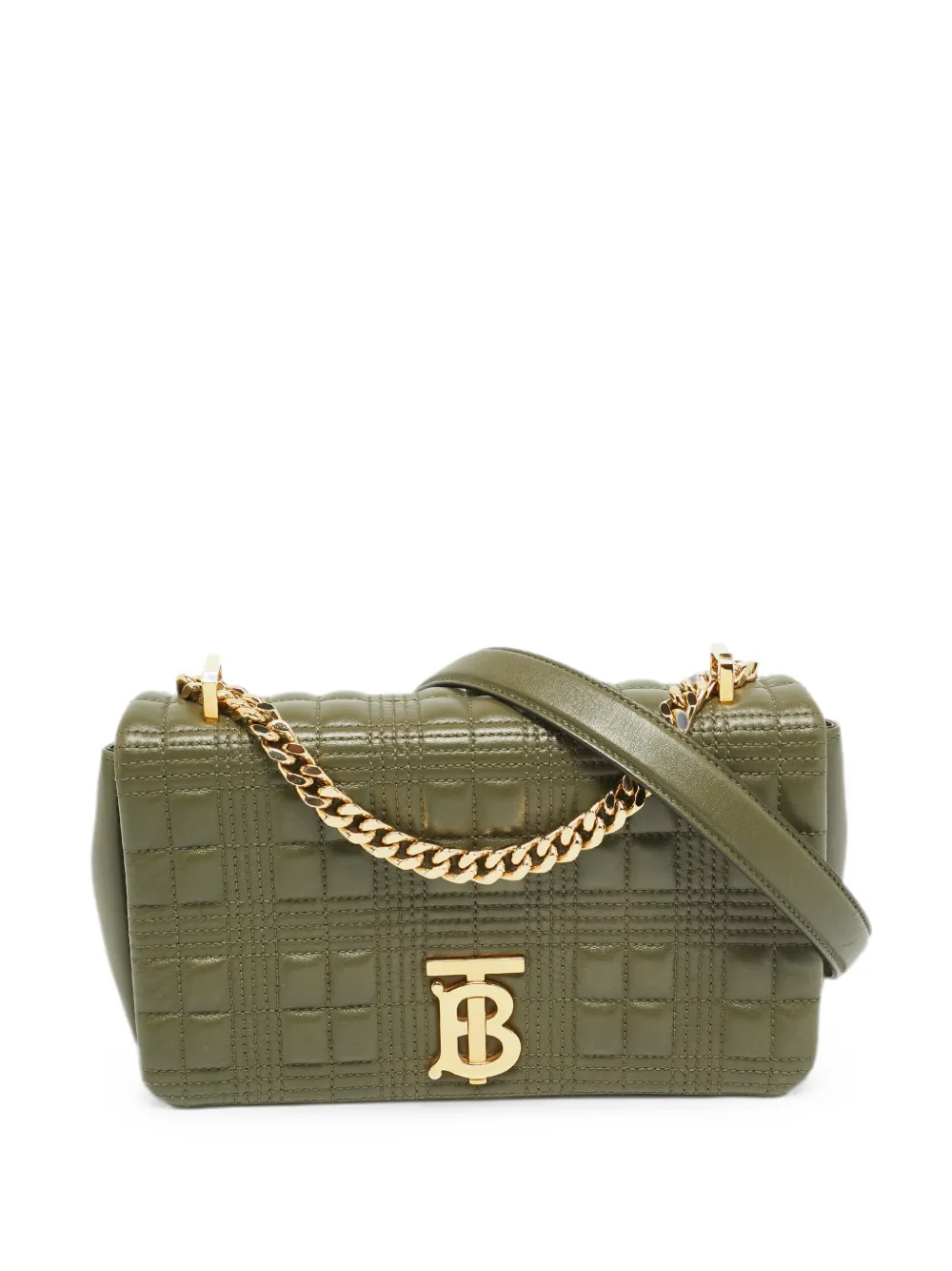 Burberry Pre-Owned small Lola quilted shoulder bag - Verde