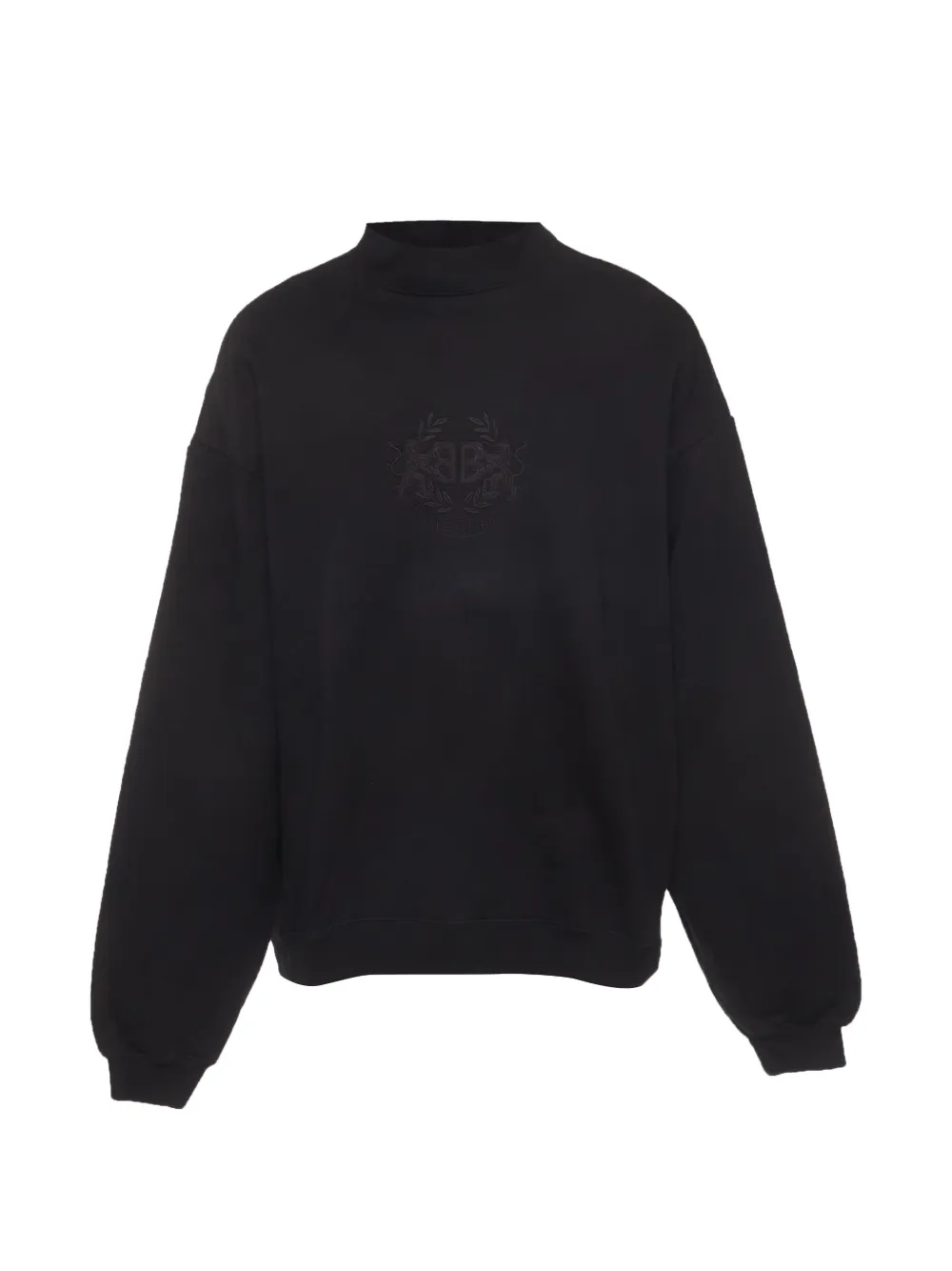 Balenciaga Pre-Owned embroidered oversized sweater - Nero