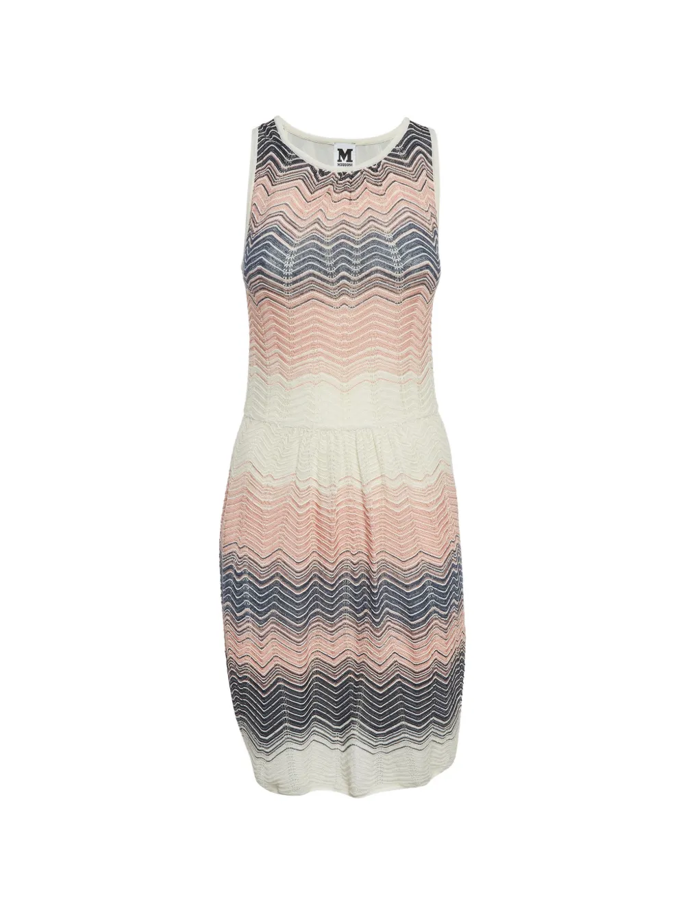 Missoni Pre-Owned mini Zig Zag sleeveless dress - Toni neutri