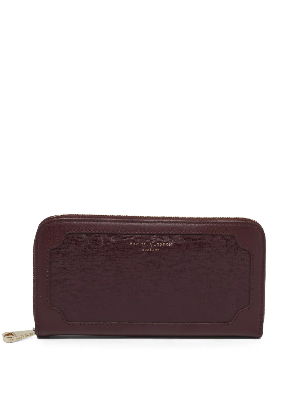 Aspinal Of London leather wallet - Rosso