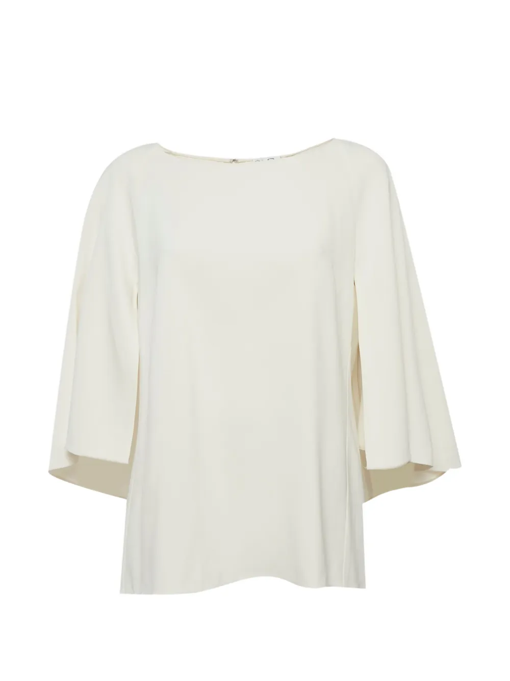 Oscar de la Renta Pre-Owned Blusa con mantella - Toni neutri
