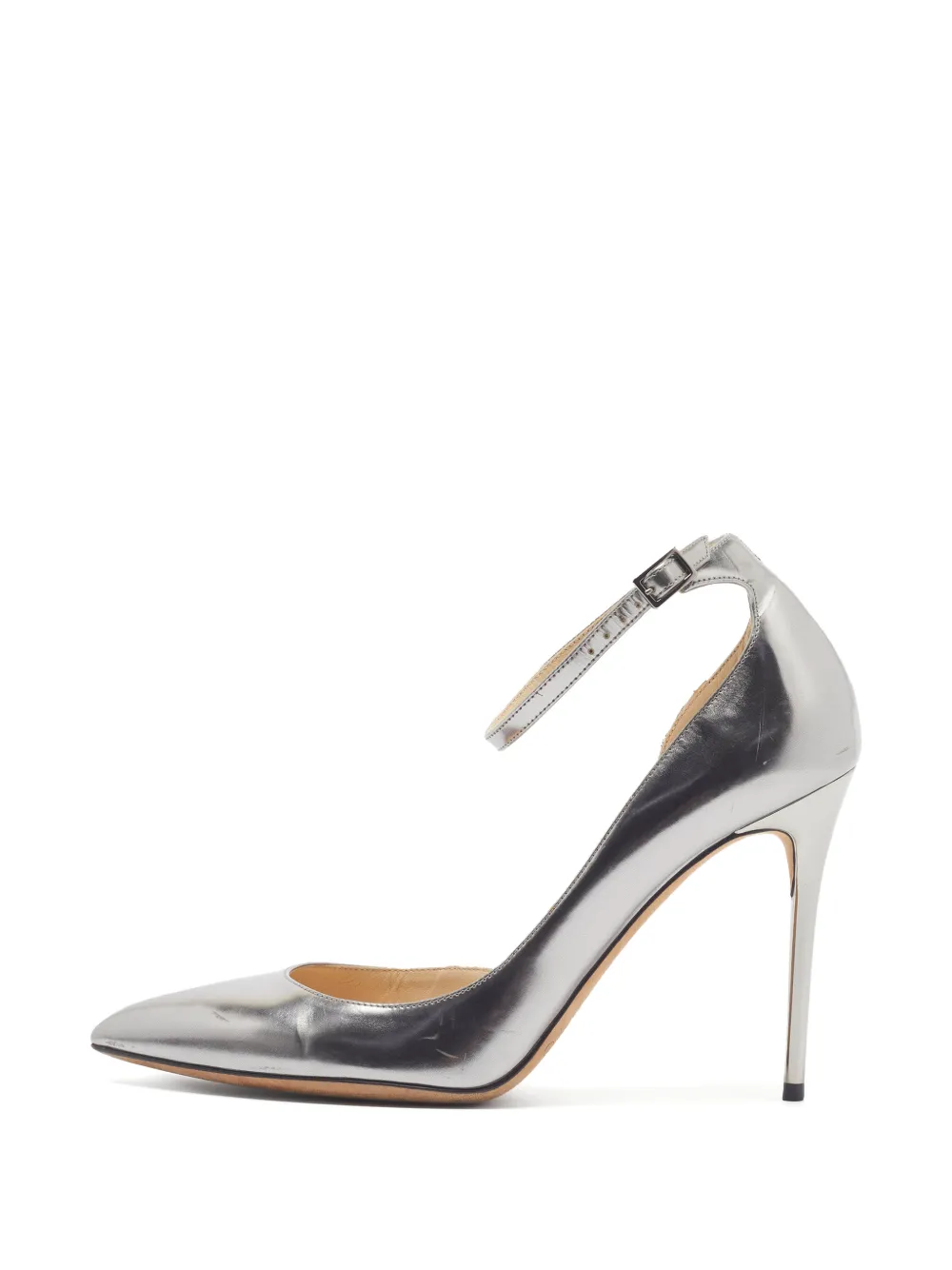 Jimmy Choo Pre-Owned Lucy leather heeled pumps - Silber