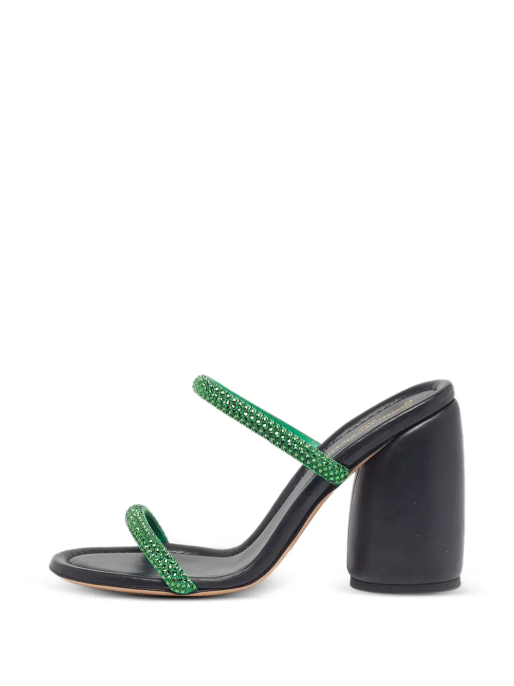 Gianvito Rossi Eline crystal-embellished heeled sandals - Grün
