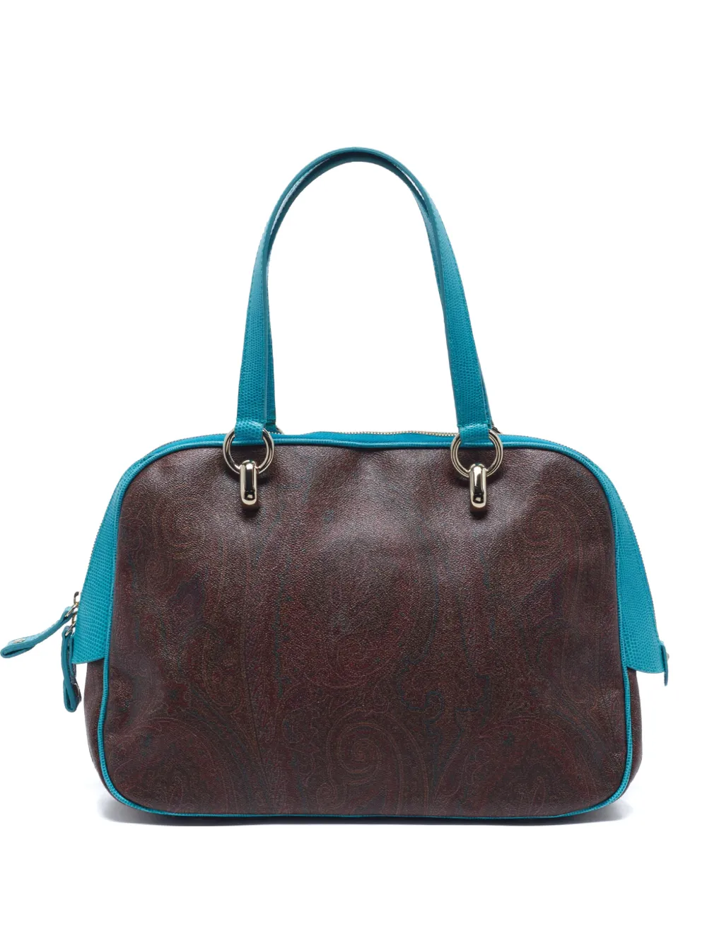 Etro Pre-Owned Paisley dome handbag - Marrone