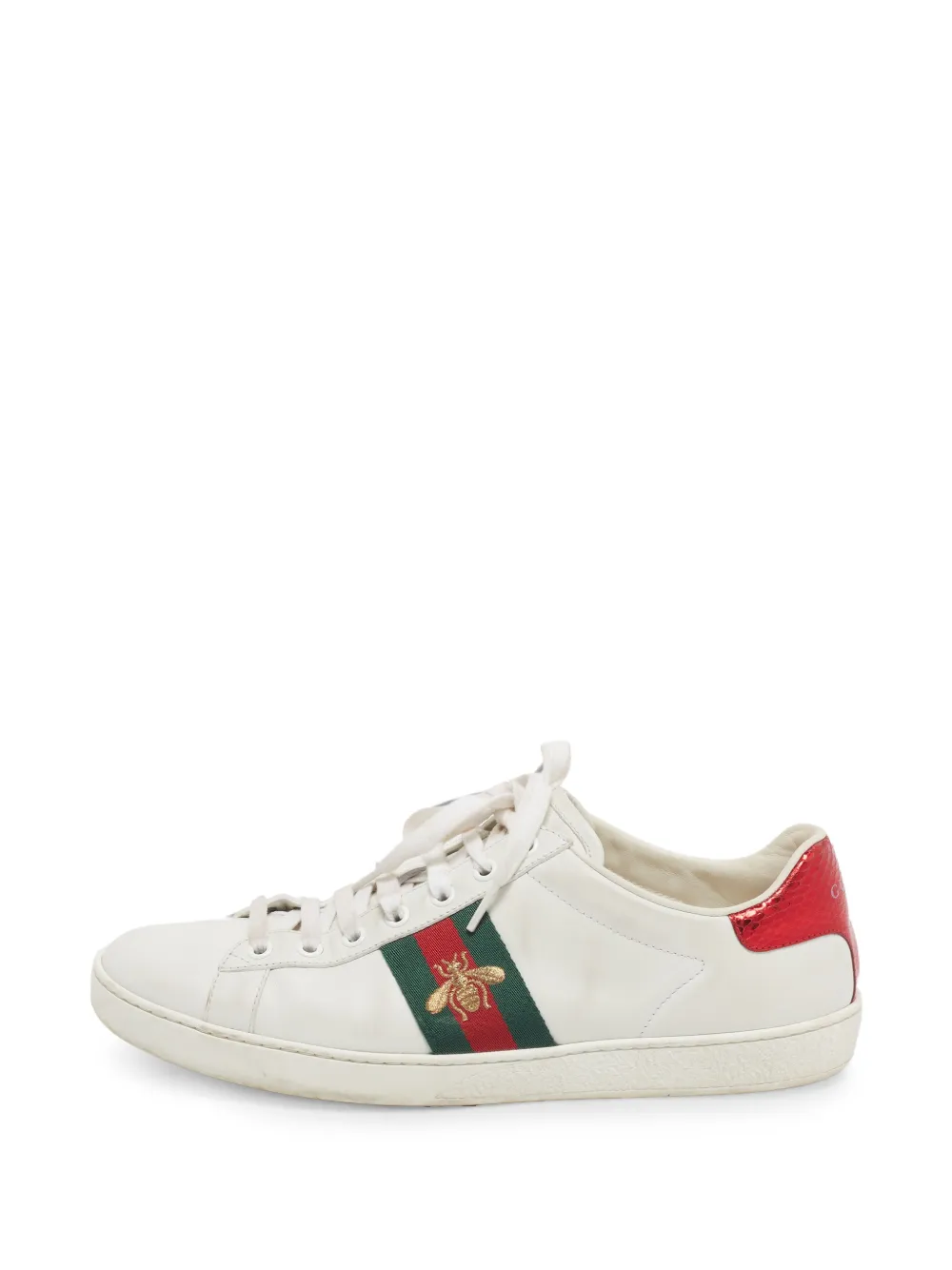 Gucci Pre-Owned Ace Web sneakers - Weiß