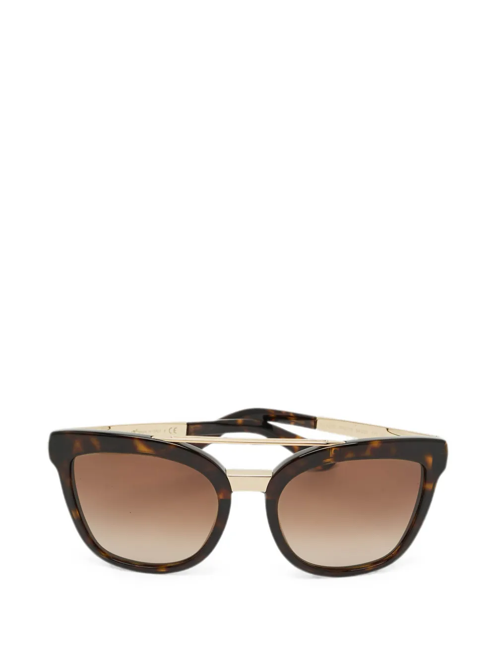 Dolce & Gabbana Pre-Owned DG4269 butterfly sunglasses - Marrone