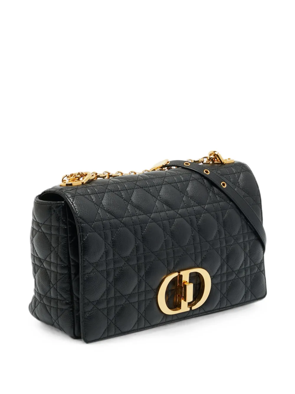 Christian Dior Pre-Owned 2020 Caro cannage shoulder bag - Nero