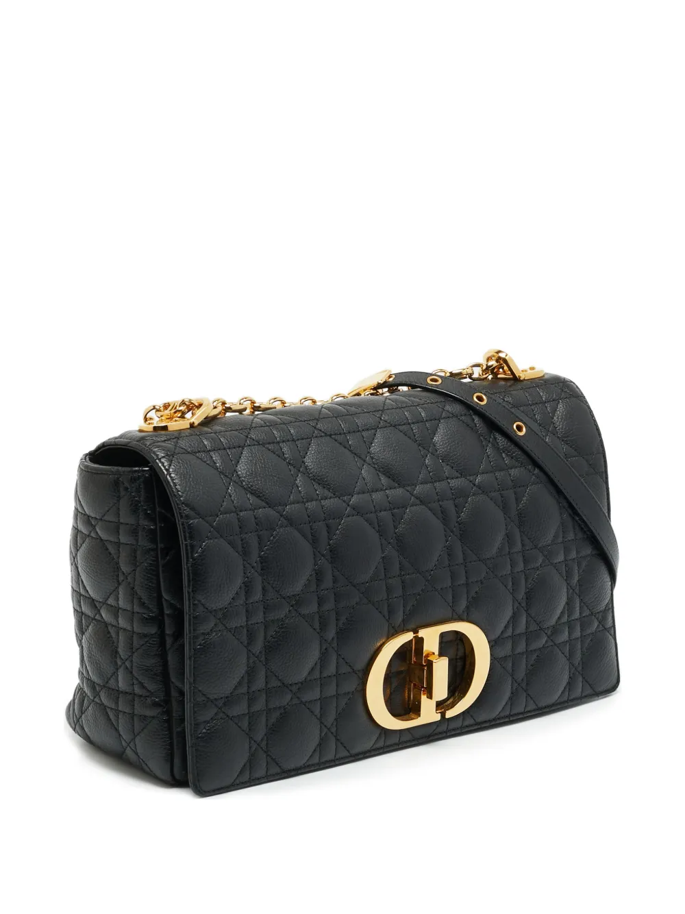 Christian Dior Pre-Owned 2020 Caro cannage shoulder bag - Nero