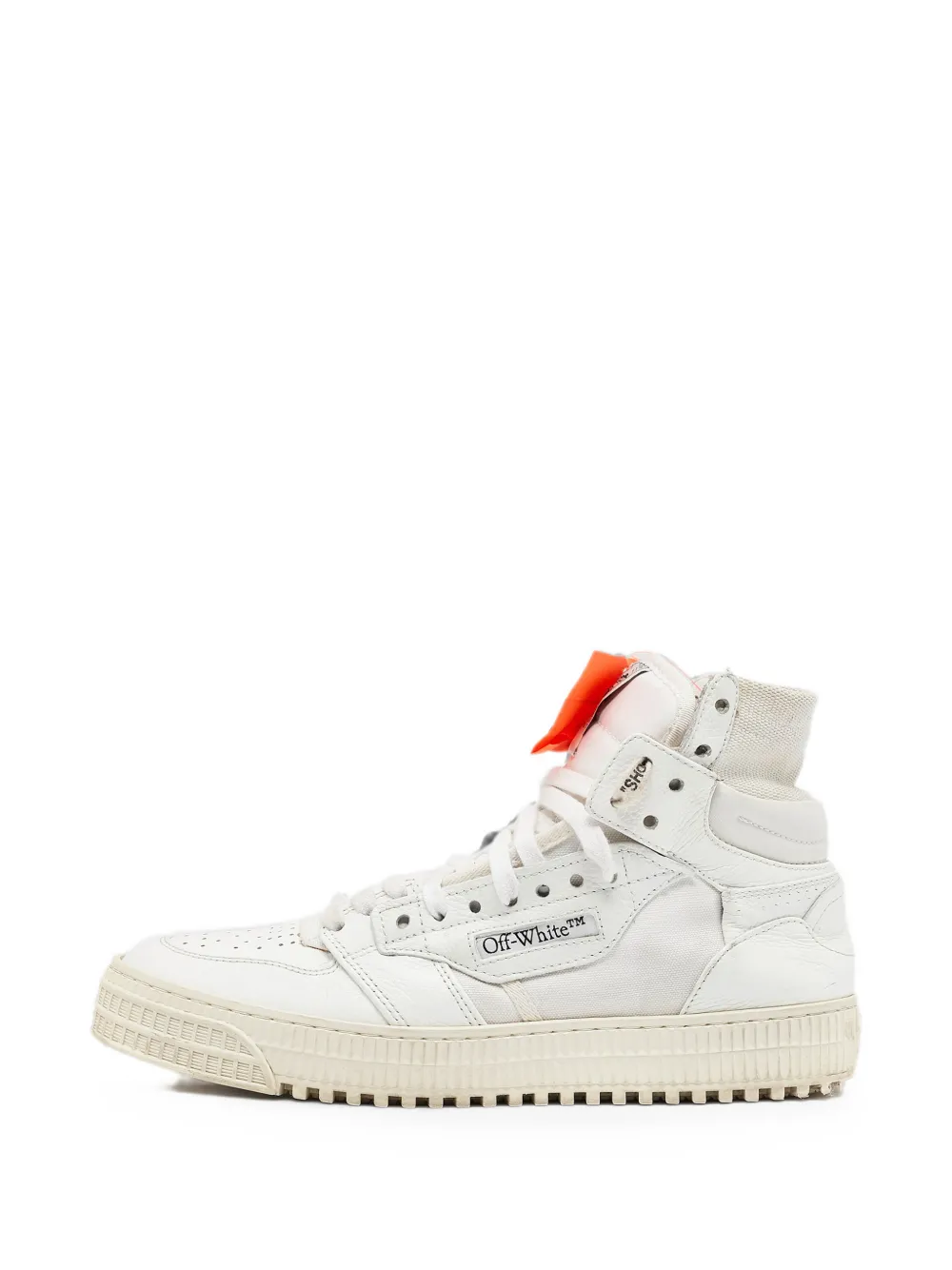 Pre-owned Off-white 3.0 Off Court High-top Sneakers In White