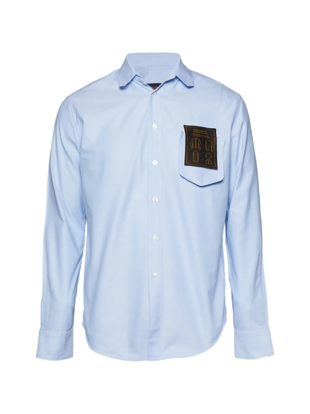 Louis Vuitton Pre-Owned T-Shirt mit grafischem Patch - Blau