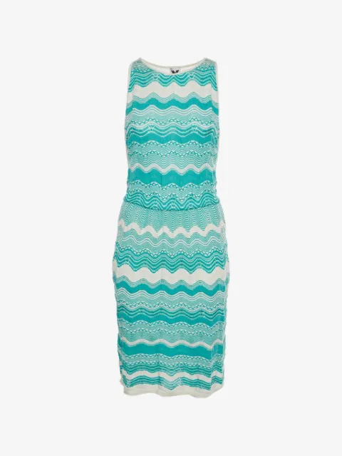 Missoni Pre-Owned zig-zag sleeveless dress