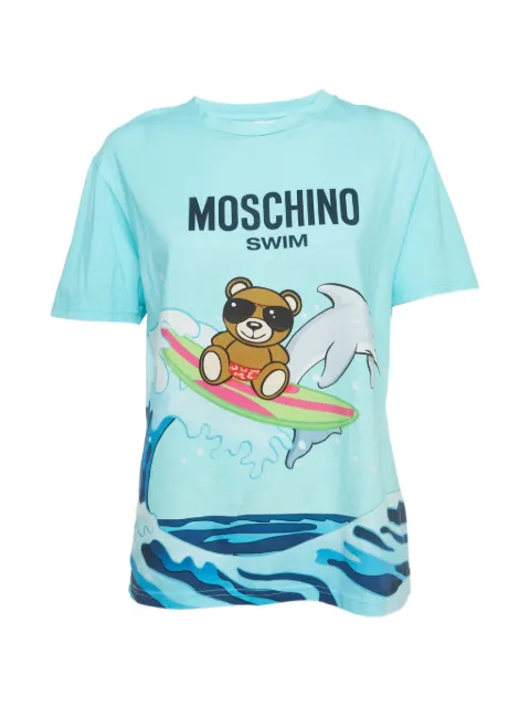 Moschino Pre-Owned Teddy Shark print T-shirt