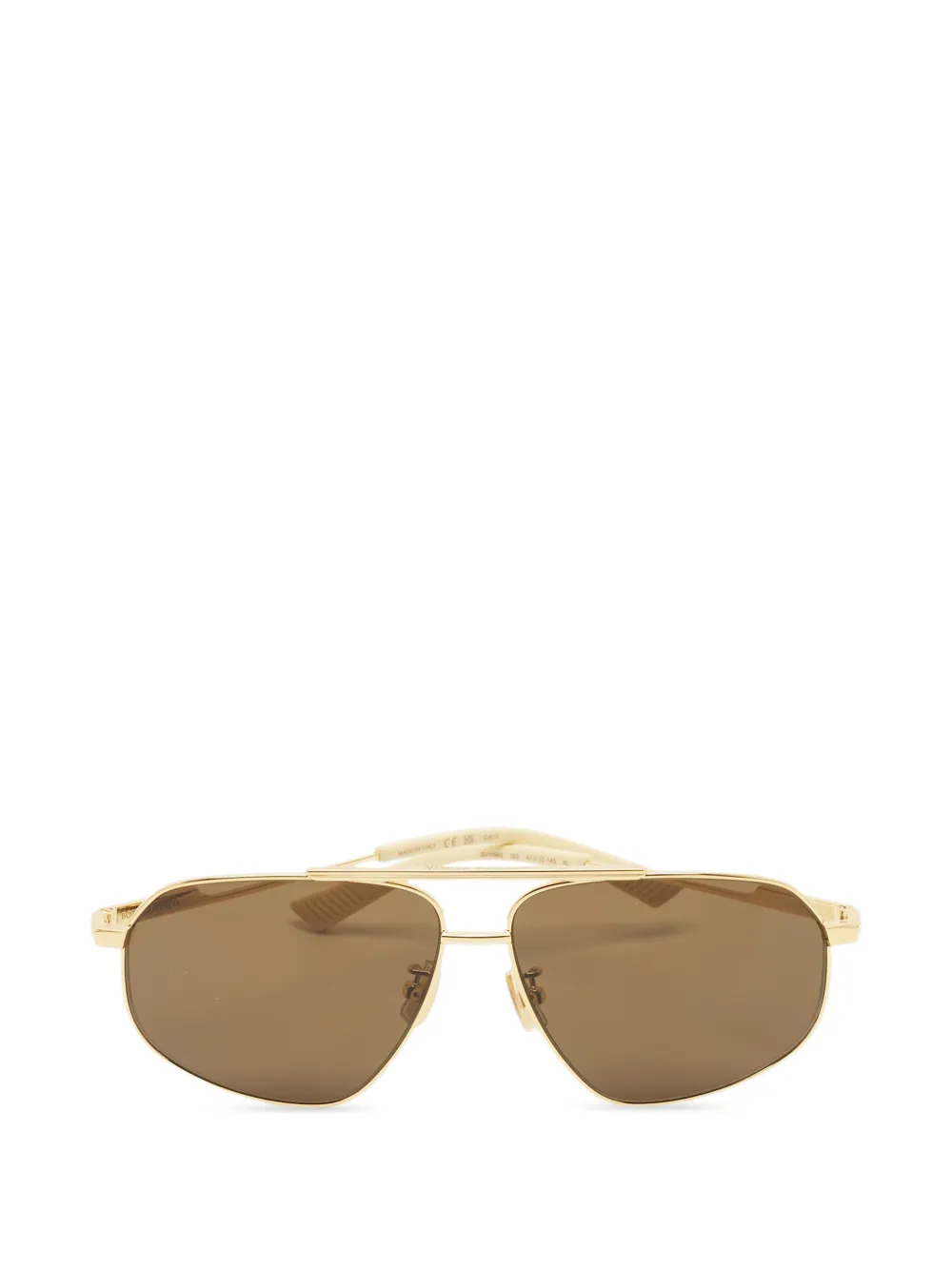 Bottega Veneta Pre-Owned pilot-frame sunglasses - Oro