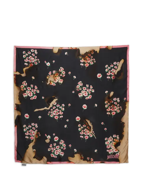 Moschino Pre-Owned mascada con estampado floral
