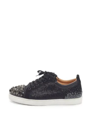Christian Louboutin Pre-Owned Spike Sock Sneakers | Black | FARFETCH