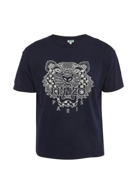 Kenzo Pre-Owned logo-embroidered T-shirt