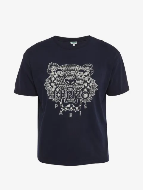 Kenzo Pre-Owned logo-embroidered T-shirt