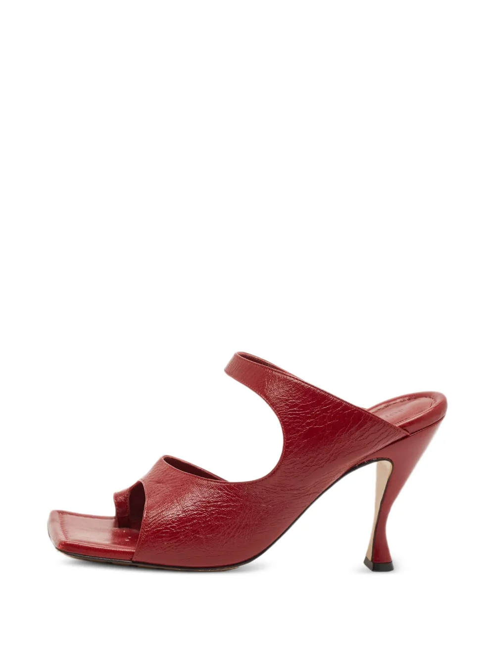 Bottega Veneta Pre-Owned Lido slide sandals - Rosso
