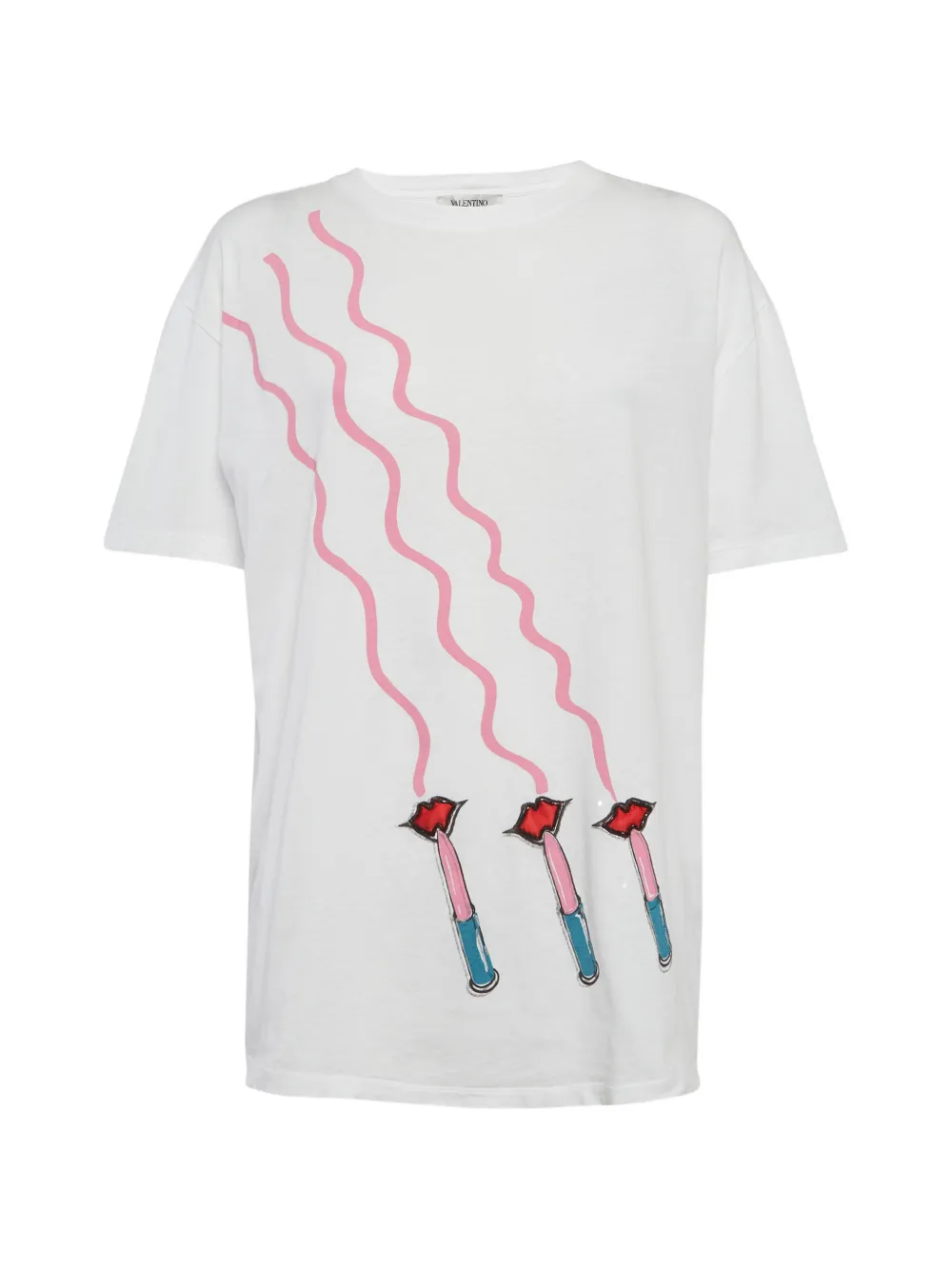 Valentino Garavani Pre-Owned T-shirt con stampa - Bianco