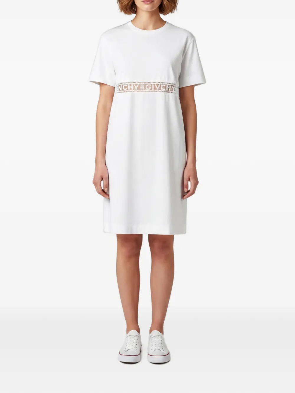 Givenchy Pre-Owned Abito modello T-shirt - Bianco