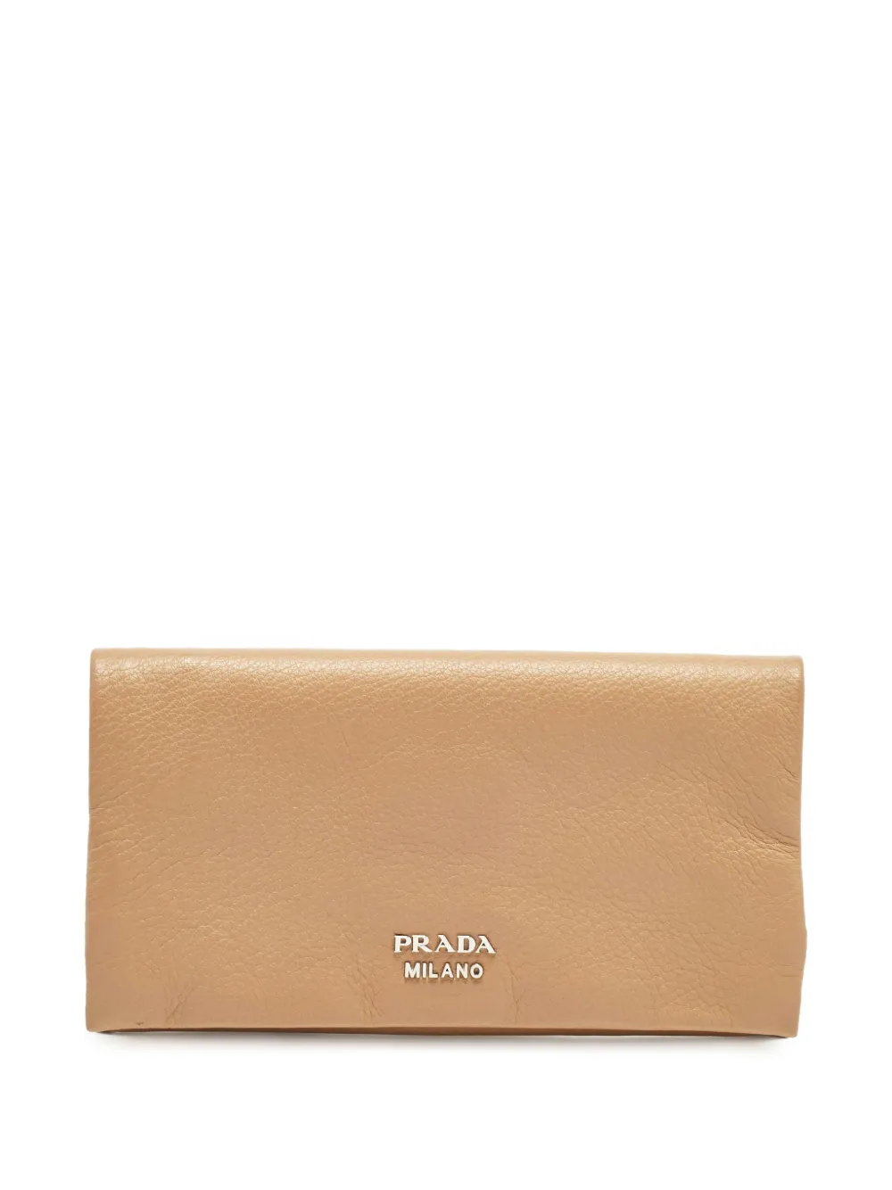 Prada Pre-Owned Tan Cervo leather wallet - Toni neutri