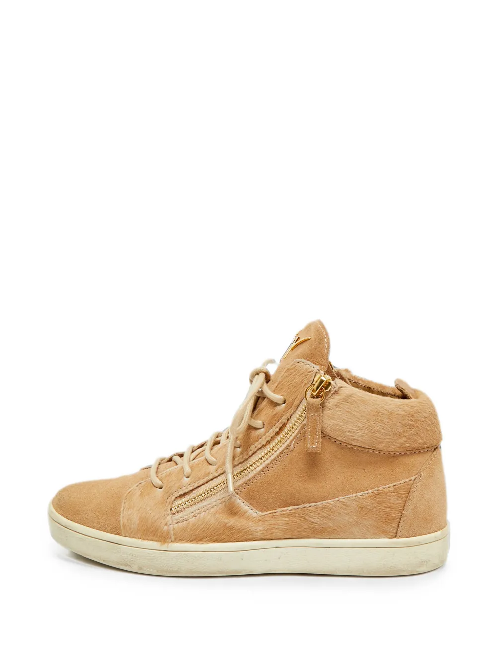 Giuseppe Zanotti Vintage Kriss Sneakers aus Kalbshaar - Nude