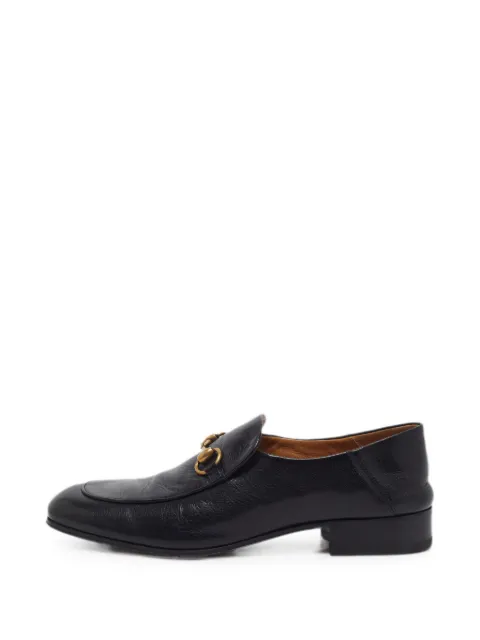 Gucci Pre-Owned Horsebit leather loafers