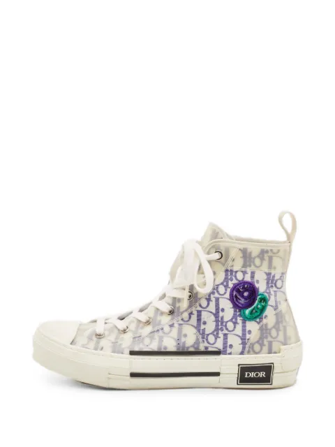 Christian Dior Pre-Owned B23 Oblique mesh sneakers
