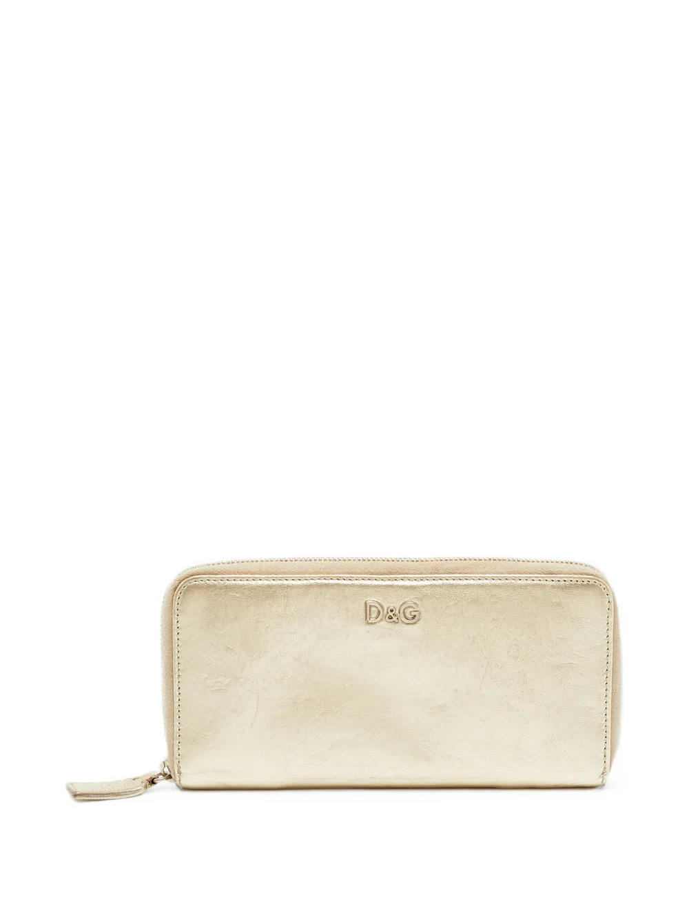Dolce & Gabbana Pre-Owned Portafoglio con zip D&G - Oro