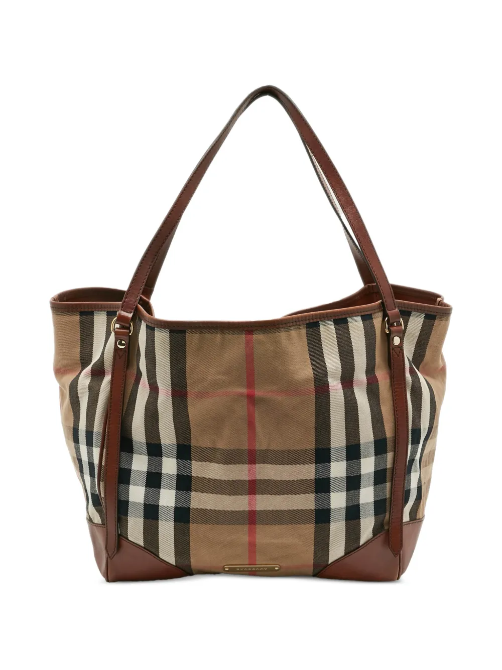 Burberry Pre-Owned Canterbury House Check tote bag - Toni neutri