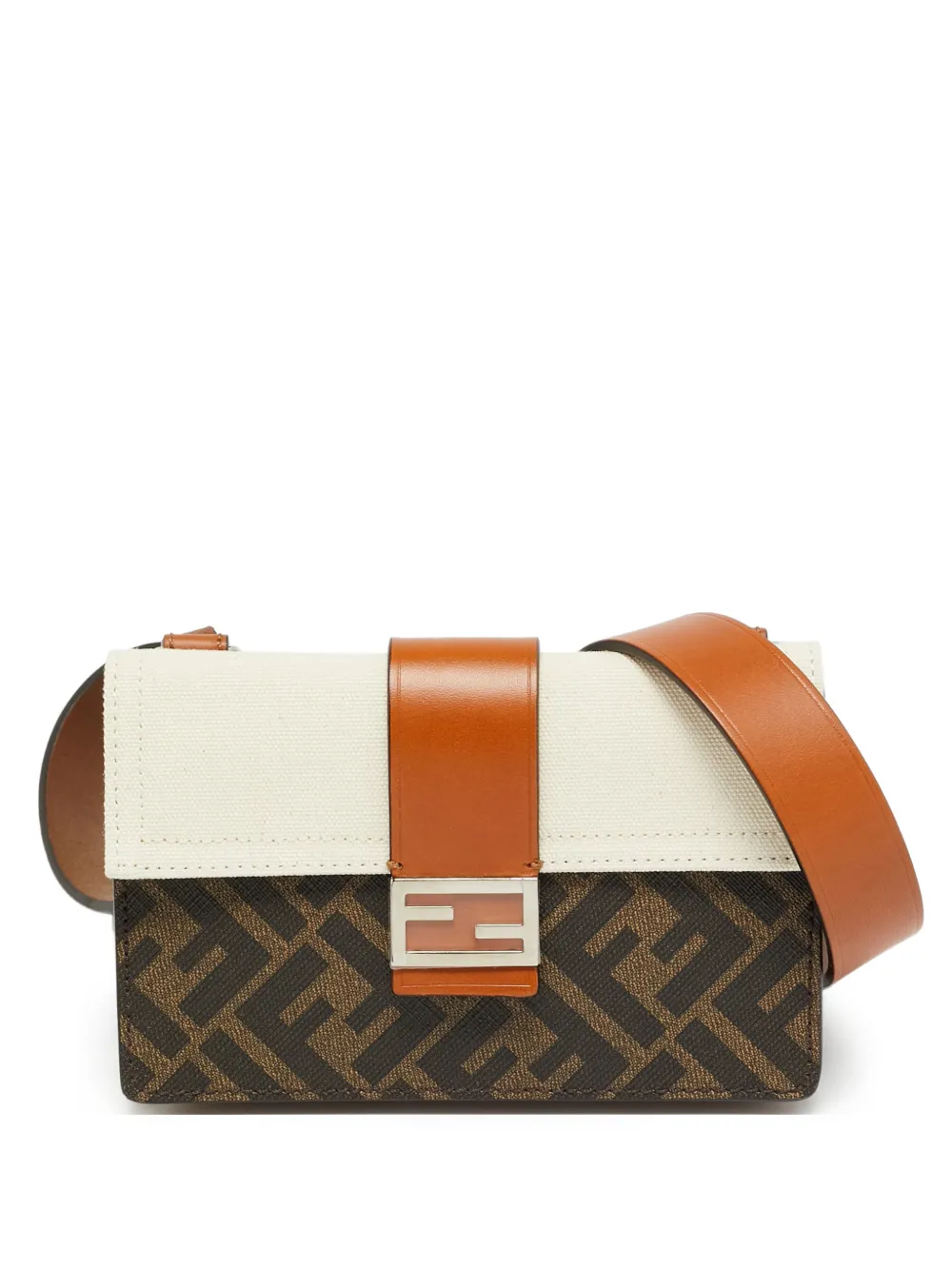 Fendi Pre-Owned 2021 Zucca crossbody bag - Marrone