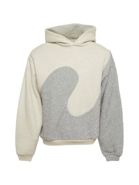 Christian Dior Pre-Owned glitter-panel hoodie